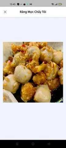 Hình ảnh Răng Mực Chấy Tỏi