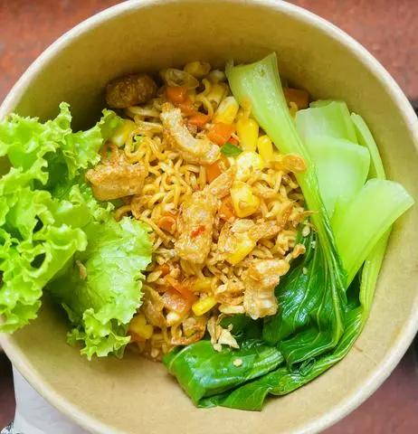 Hình ảnh MÌ TRỘN INDOMIE RAU CỦ + TÉP MỠ RIM