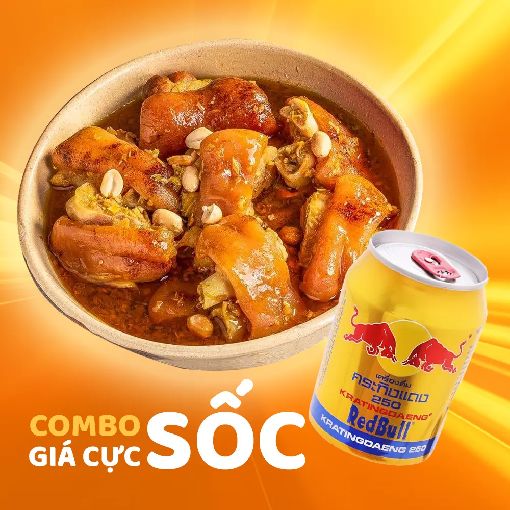 Hình ảnh Bún Giò Heo Giả Cầy - Phần Nhỏ + Redbull