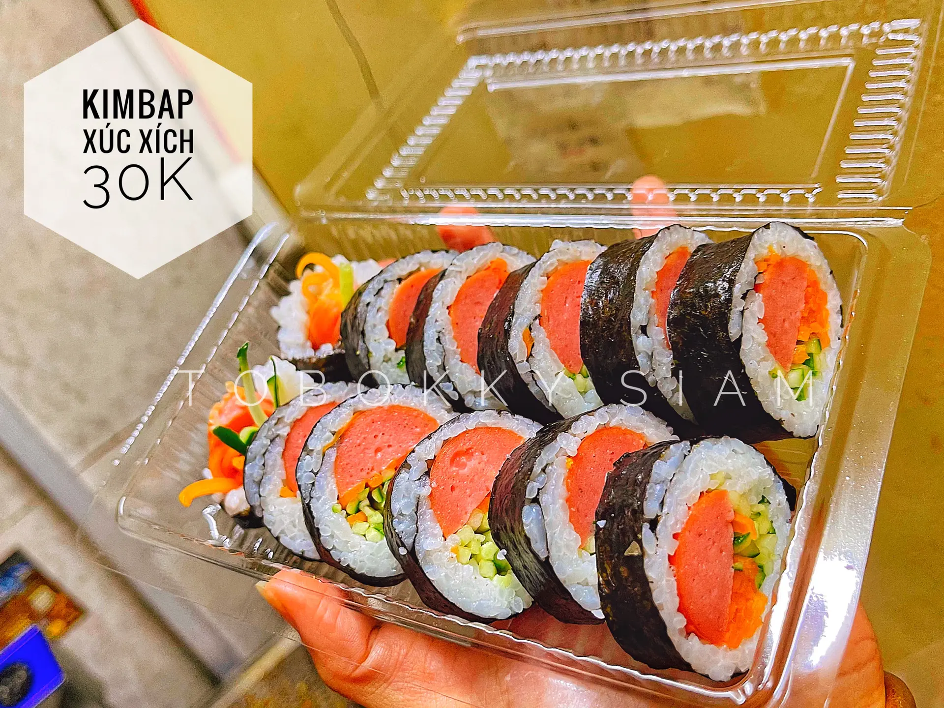 Hình ảnh Kimbap xúc xích