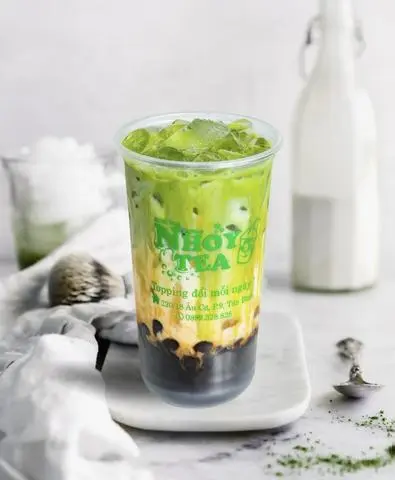 Hình ảnh Matcha Sữa Tươi Trân Châu Đường Đen