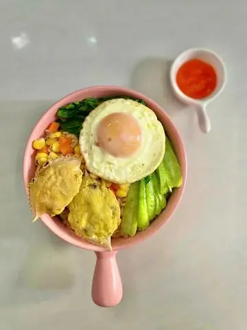 Hình ảnh Mì mai ghẹ + trứng