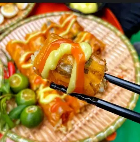 Hình ảnh Bánh tráng cuộn -3 cuộn