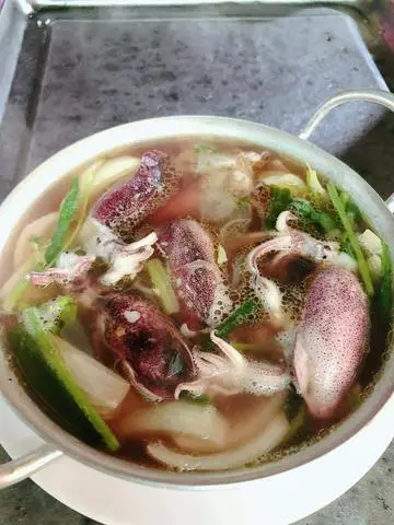 Hình ảnh MỰC TRỨNG HẤP HÀNH GỪNG phần 500gr