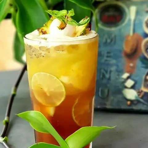 Hình ảnh Trà Thơm Vải Hạt Chia