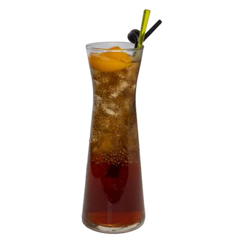 Hình ảnh Trà Đào Hạt Chia