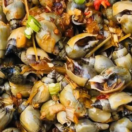 Hình ảnh Ốc cà na xào sate