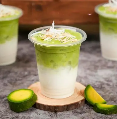 Hình ảnh Sinh tố bơ dừa