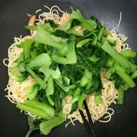Hình ảnh mì xào cải thìa