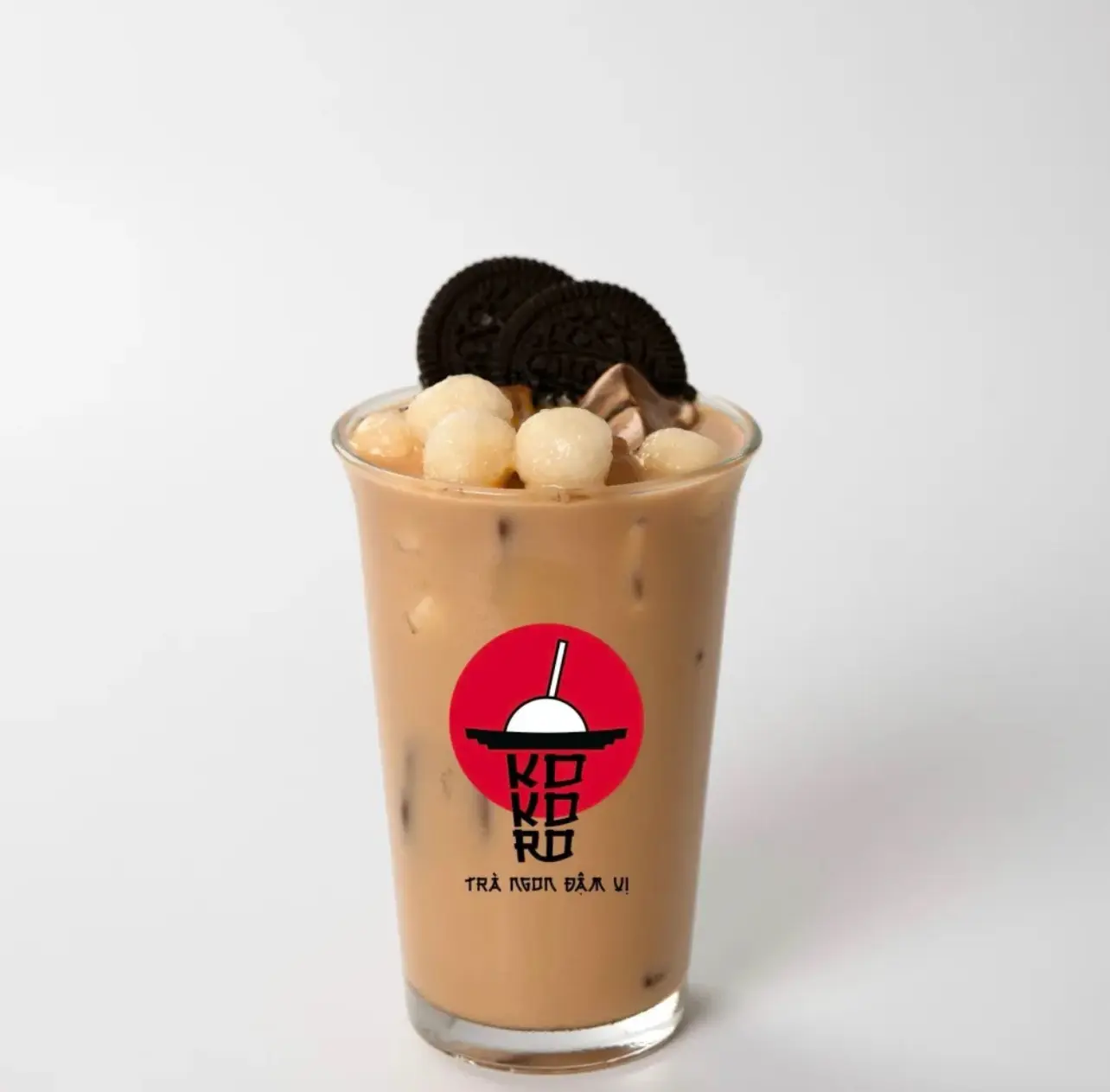 Hình ảnh Trà sữa cookie phô mai viên