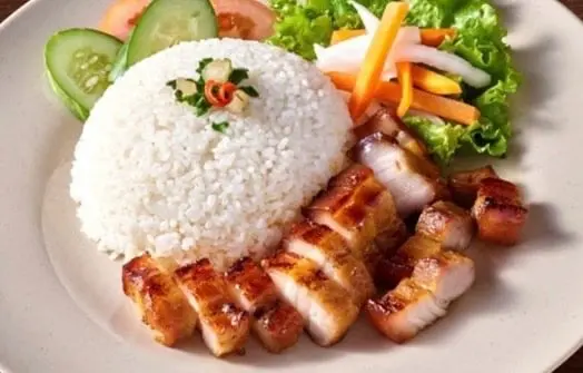 Hình ảnh CƠM THỊT BA RỌI NƯỚNG
