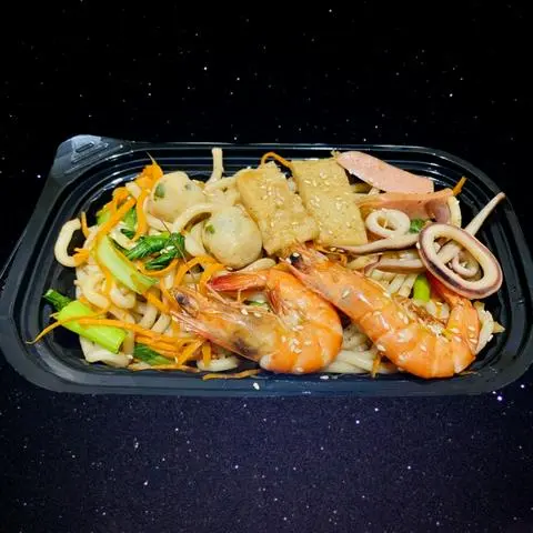 Hình ảnh Mì Udon Xào Hải Sản