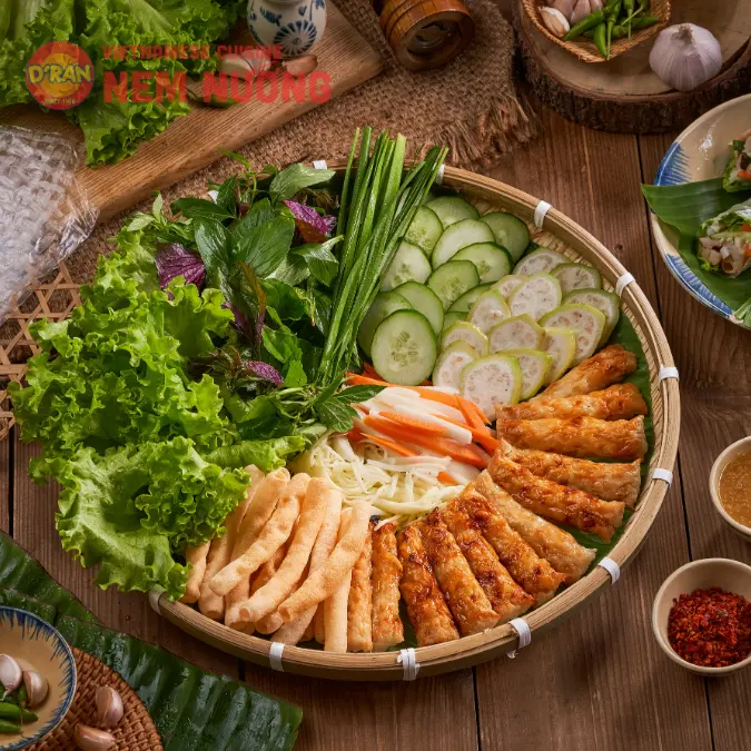 Hình ảnh Phần 2 người - Nem Nướng D'ran - Healthy & Fresh