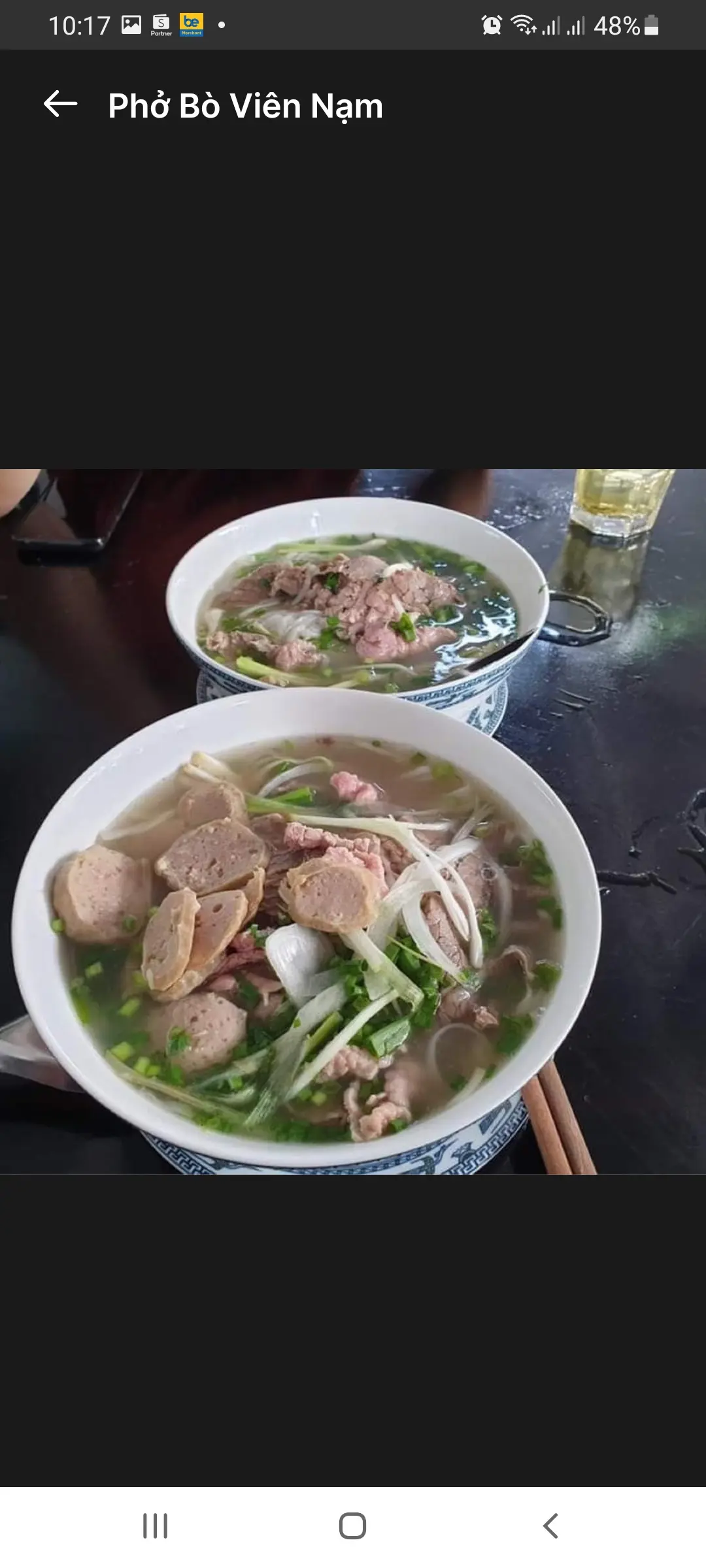 Hình ảnh phở nạm gân