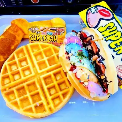 Hình ảnh Waffles vị trái cây