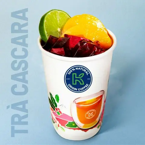 Hình ảnh Trà Cascara Đào Hồng Đài