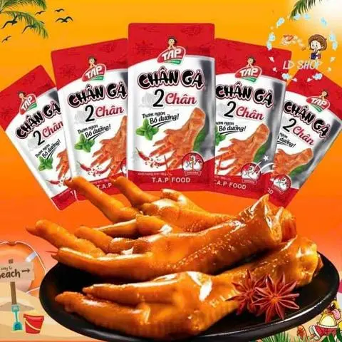 Hình ảnh Chân Gà Đôi Cay Tapfood 10 cái 