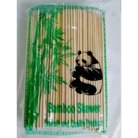 Hình ảnh Xiên Tre 15cm (500g), Xiên Que Cá Viên, Xiên Thịt Nướng, Xiên Tôm, Xúc Xích...