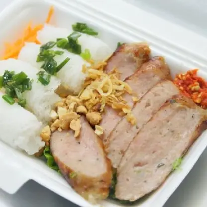 Hình ảnh Bánh Hỏi + Nem Nướng 