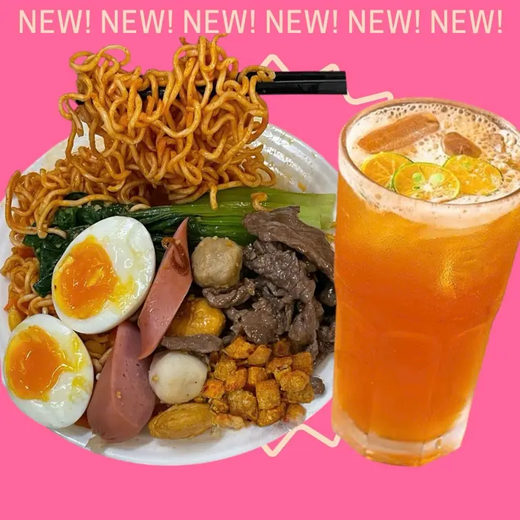 Hình ảnh COMBO  (1 phần mì Đặc biệt + 1 ly trà tùy chọn size L)