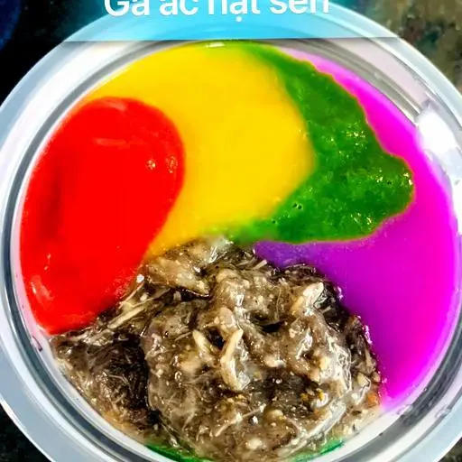 Hình ảnh Cháo gà ác hạt sen
