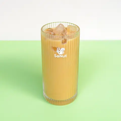 Hình ảnh Hồng Trà Sữa Hạt Hạnh Nhân