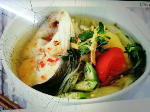 Hình ảnh Cơm Canh chua cá basa