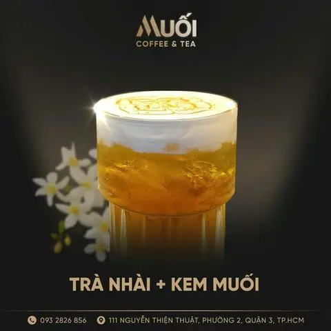 Hình ảnh trà nhài kem muối