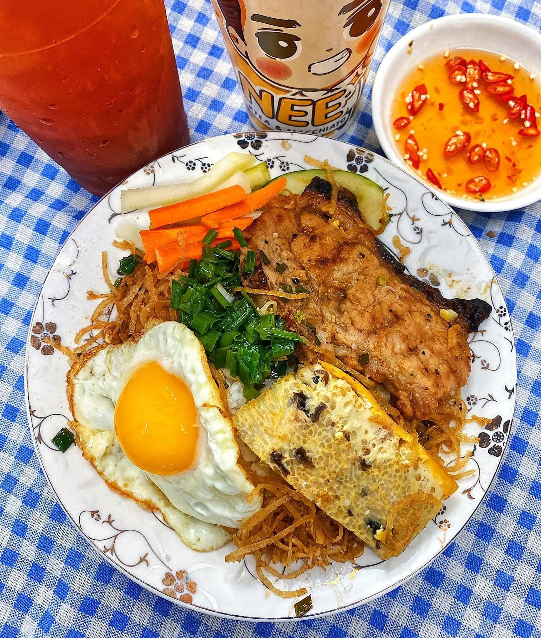 Hình ảnh Cơm tấm Chả hấp - Bì