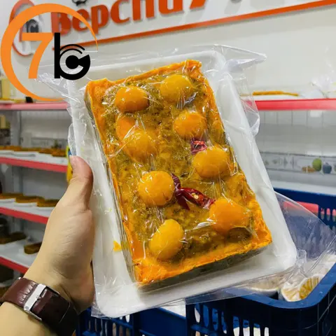 Hình ảnh Khay Mắm Chưng Cá Linh 8 Trứng Muối 800g
