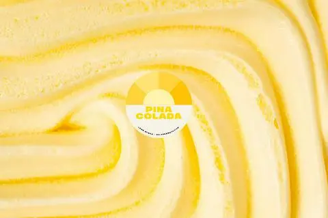 Hình ảnh Kem rum dừa dứa