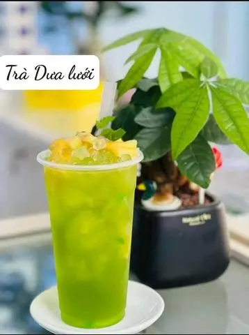 Hình ảnh trà dưa lưới tươi