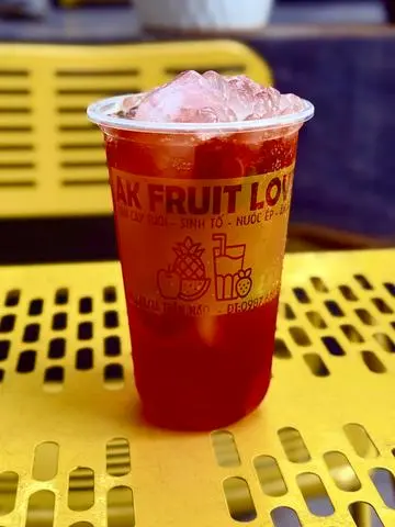 Hình ảnh Trà Dâu Hoa hồng (ly 650ml)