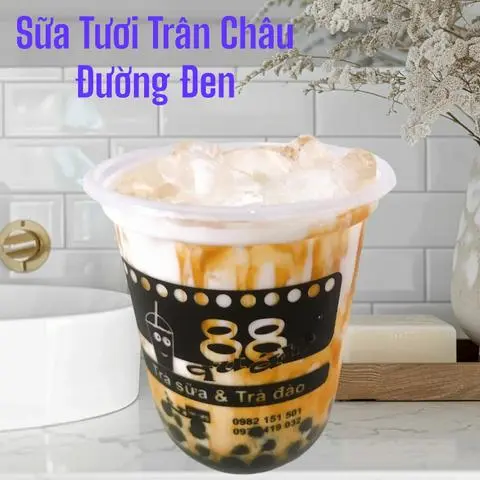 Hình ảnh Sữa tươi trân châu đường đen 