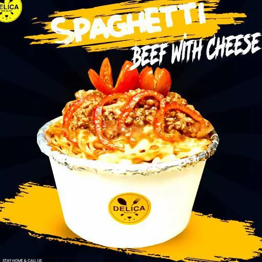 Hình ảnh [Best Seller] Mì Ý Bò Bằm Phủ Phô Mai (Mì Ý / Macaroni) Beef With Mozzarella Cheese