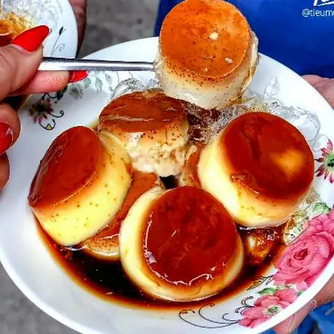 Hình ảnh Bánh Flan Ly 5 cái kem sữa cafe