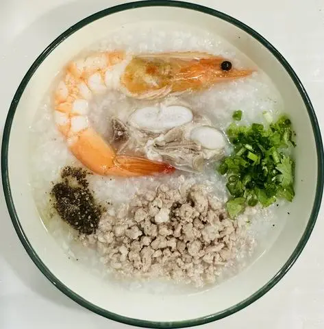 Hình ảnh Cháo sườn tôm thịt