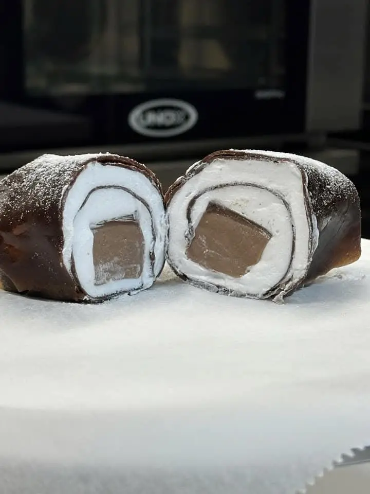 Hình ảnh Bánh crepe pudding socola