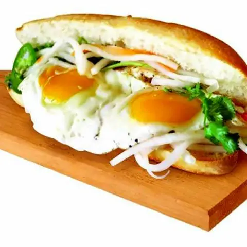 Hình ảnh Bánh mì 2 trứng