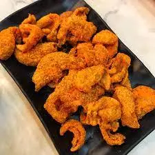 Hình ảnh Da Gà Sốt Trứng Muối