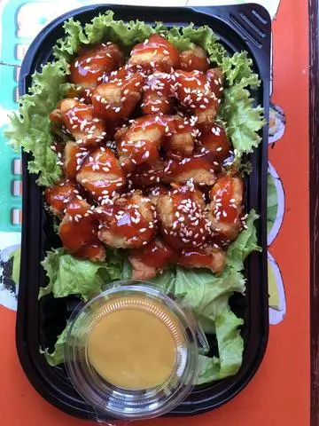 Hình ảnh gà viên sốt Hàn Quốc 