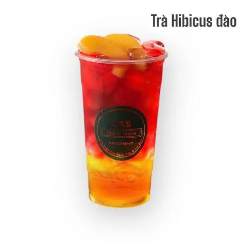 Hình ảnh Trà hibicus đào