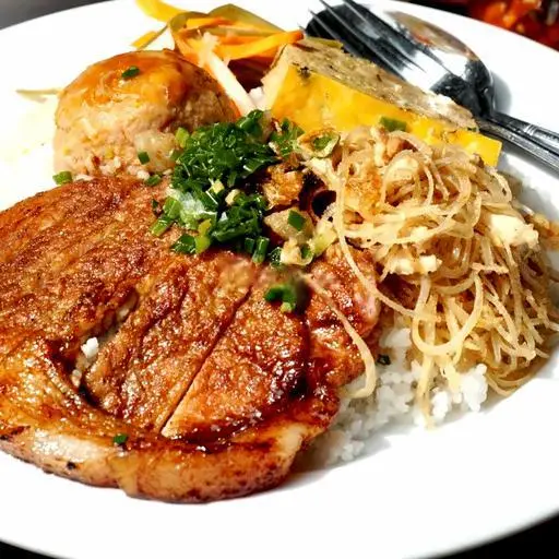 Hình ảnh Cơm Tấm Sườn + Bì