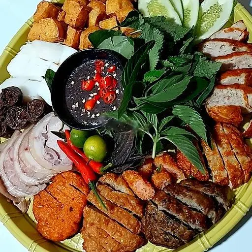 Hình ảnh Bún đậu thập cẩm vừa