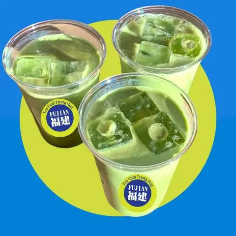 Hình ảnh Ngon & bổ- Matcha latte sữa bạc hà - Ly 700ml