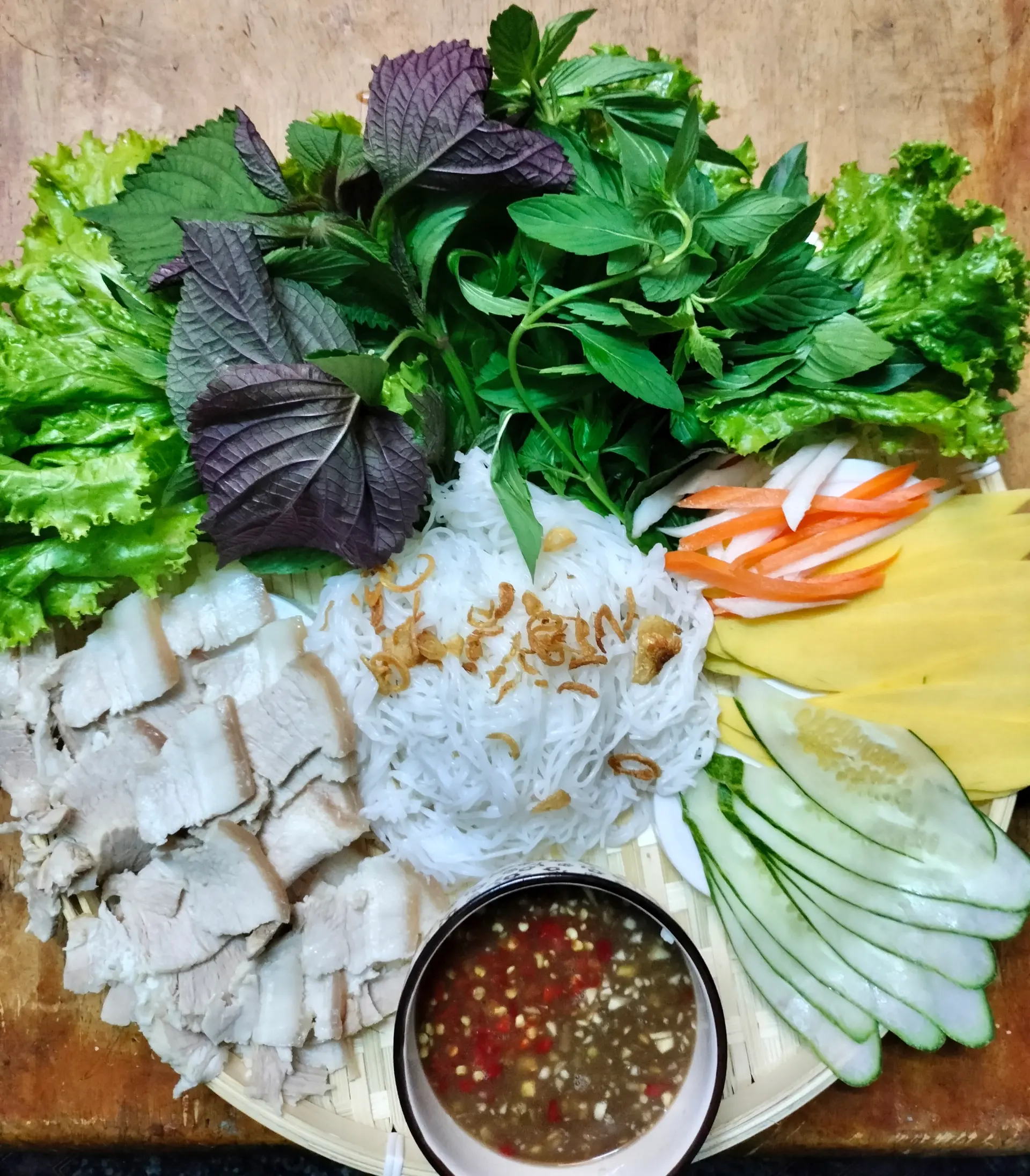 Hình ảnh Combo 2 set nem Nha Trang - thịt luộc mắm nêm