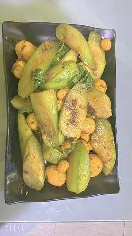 Hình ảnh Trứng non xào mướp