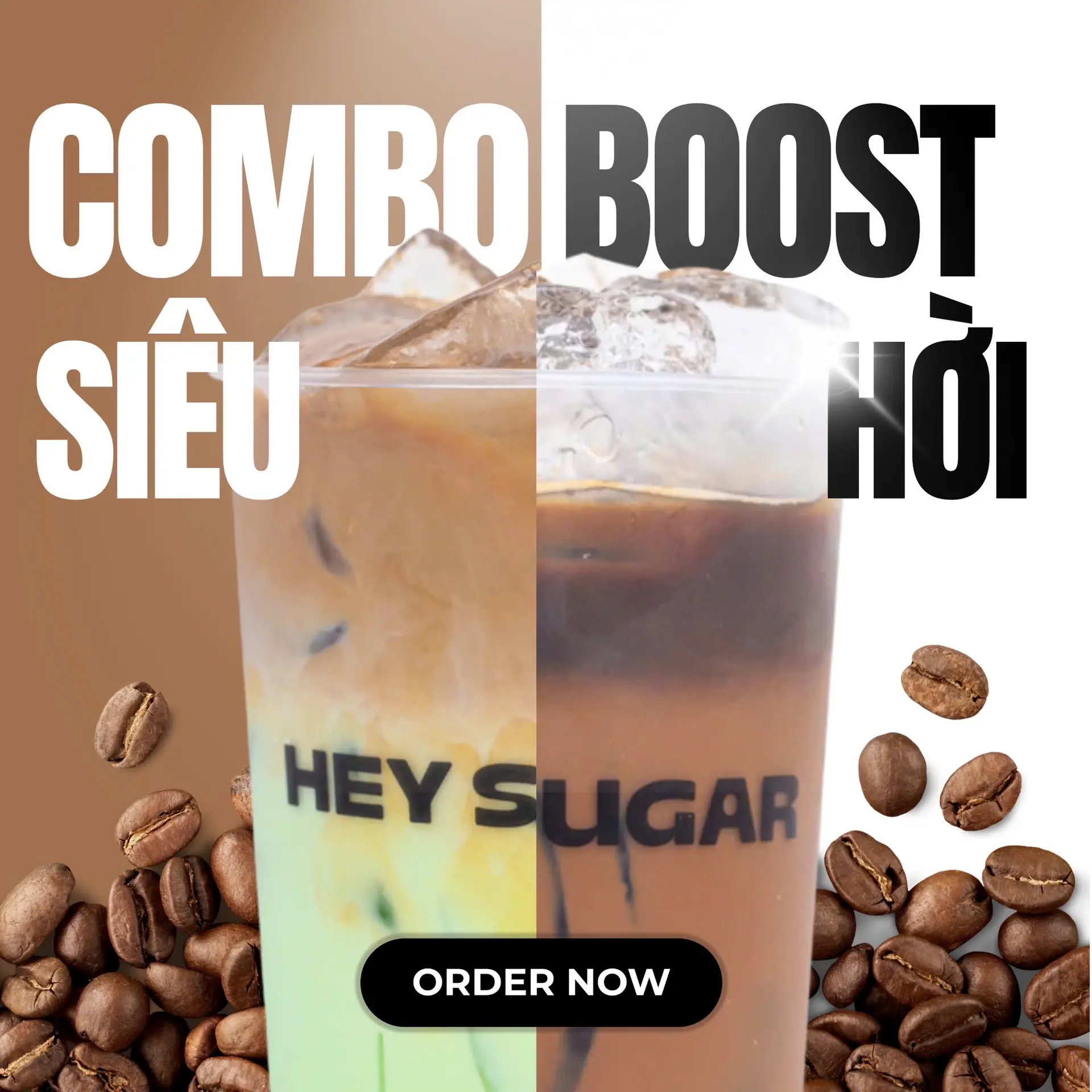 Hình ảnh Combo Boost 2 (Cà Phê Bạc Hà và Sữa)