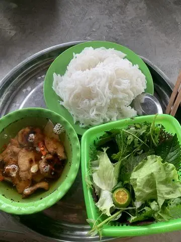 Hình ảnh bún chả chấm