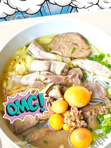 Hình ảnh Bún lòng trứng non 